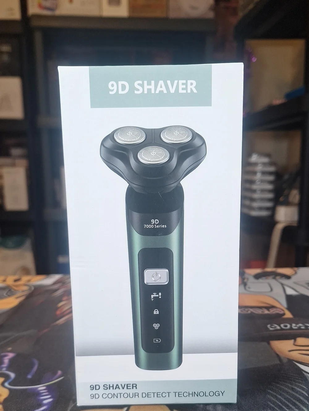 9D Shaver Electric Men's Grooming Trimmer - Green